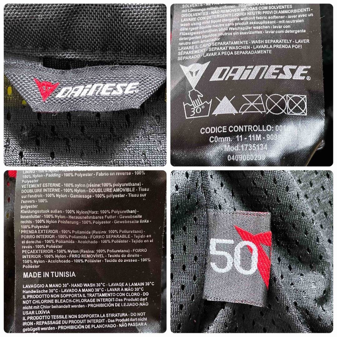 DANESE(ダネーゼ)の☆DAINESE ダイネーゼ VR46 ナイロンジャケット ブラック/50 自動車/バイクのバイク(装備/装具)の商品写真