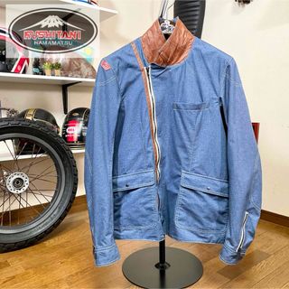 クシタニ(KUSHITANI)の定価4.9万☆クシタニ K-2317 スワンクジャケット サックス/XL(装備/装具)