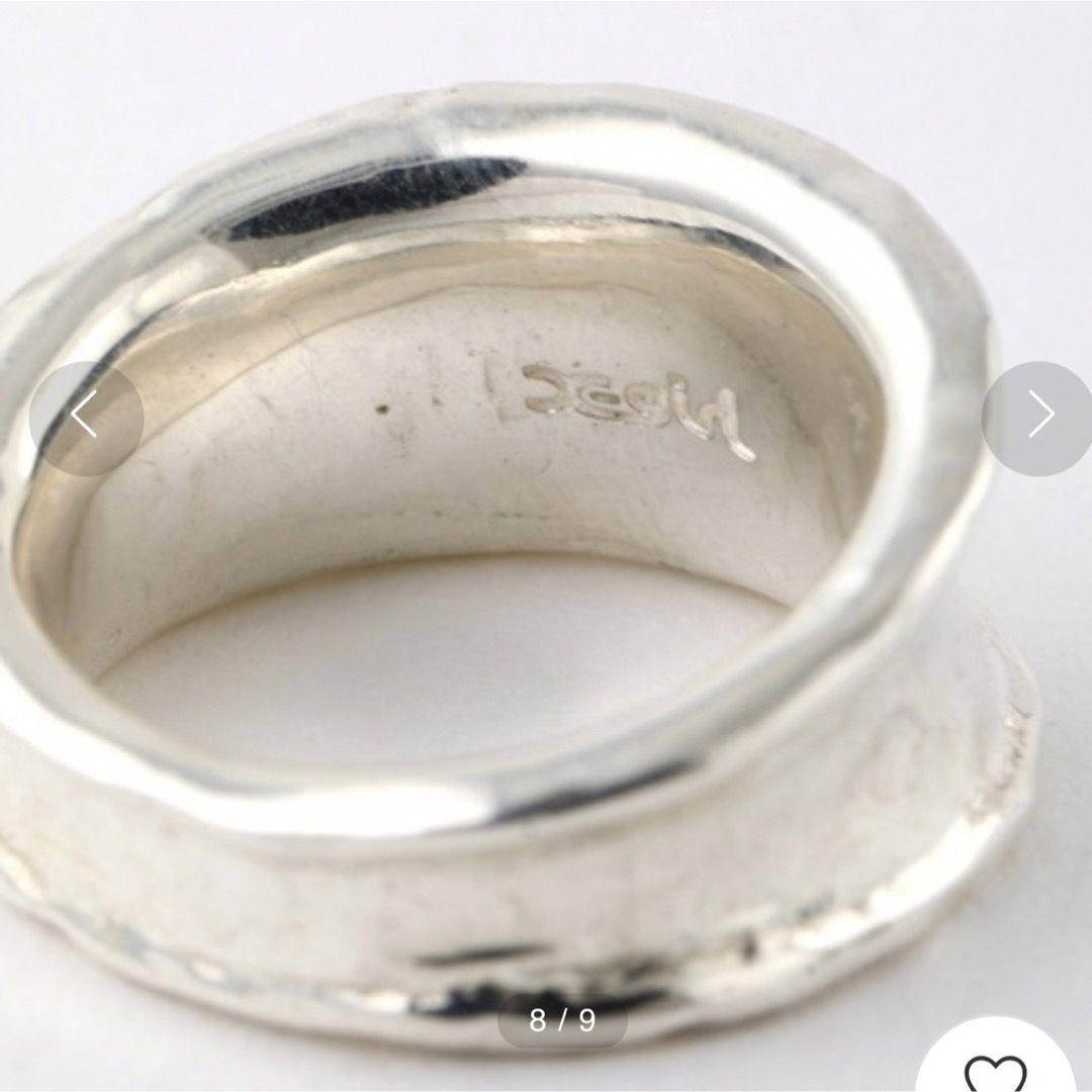 X-girl(エックスガール)のx-girl WIDE RING シルバー925 レディースのアクセサリー(リング(指輪))の商品写真