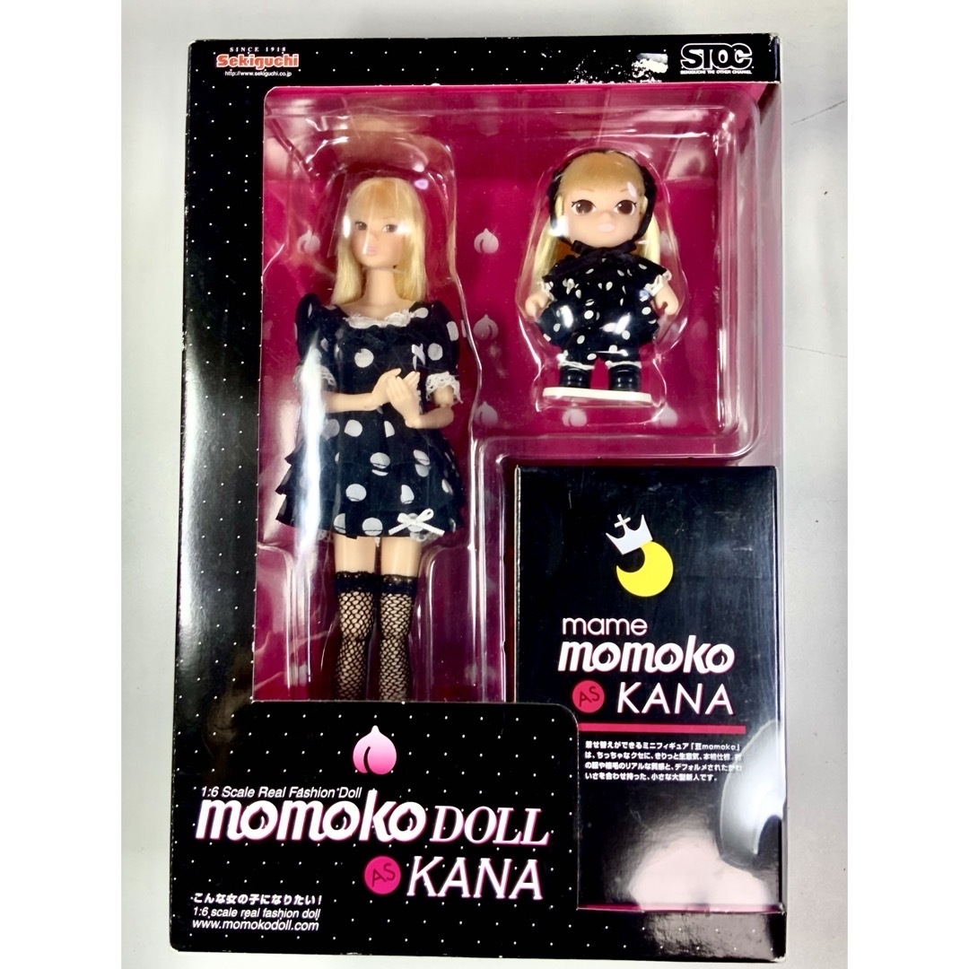 momoko DOLL as KANA水玉ワンピ & ジャケット二体セット ハンドメイドのぬいぐるみ/人形(人形)の商品写真