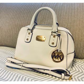 マイケルコース(Michael Kors)のマイケルコース　ハンドバッグ　ホワイト(ハンドバッグ)