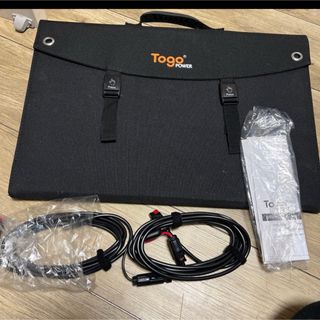 ポータブル折り畳みソーラーパネル 120W Togo power ソーラーパネル(防災関連グッズ)