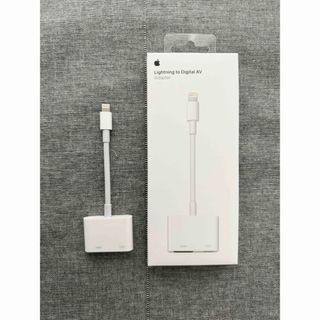 アップル(Apple)の【Apple純正】HDMI→ライトニング変換アダプタ iPhone/iPad用(映像用ケーブル)