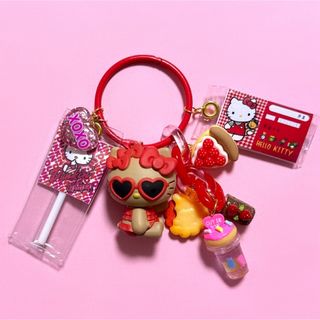 サンリオ(サンリオ)のじゃらじゃらキーホルダー😽眩しいな〜🕶️(キーホルダー/ストラップ)