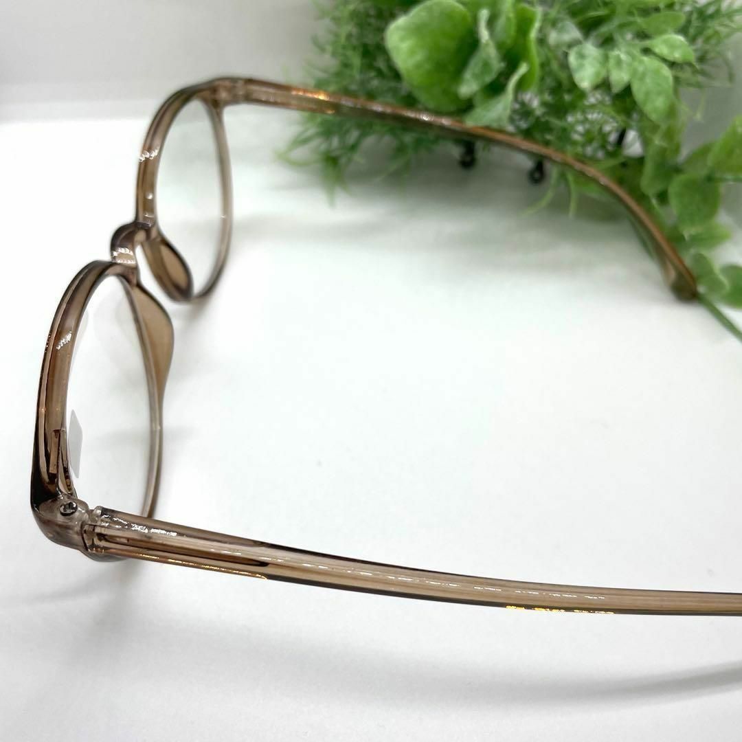 近視メガネ　ライトブラウン　-2.0　度入り　度あり　近眼　おしゃれ　眼鏡 レディースのファッション小物(サングラス/メガネ)の商品写真