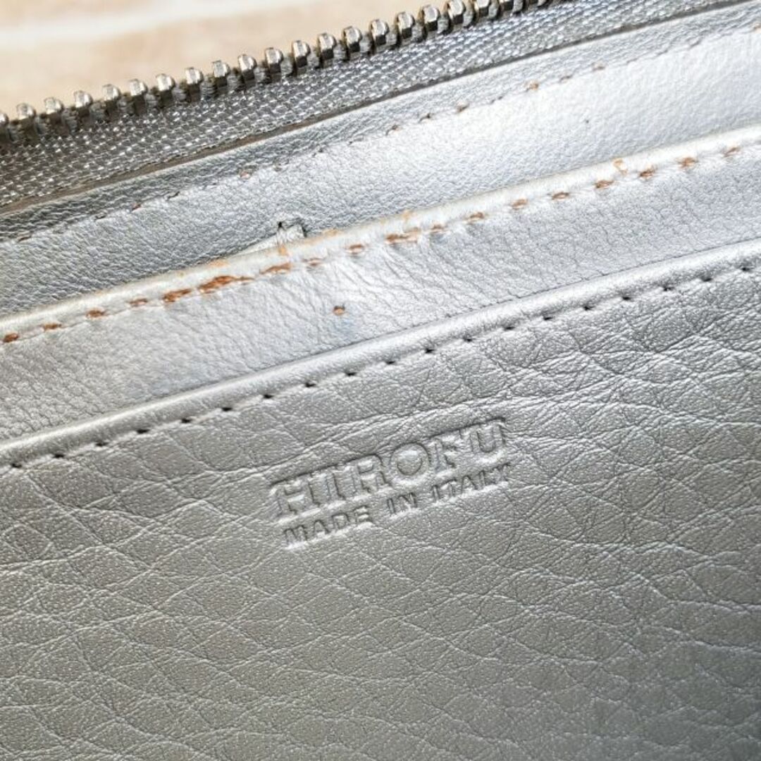 ヒロフ ☆ センプレ レザー L字ファスナー 長財布 イタリア製 ヒロフ ☆ センプレ レザー L字ファスナー 長財布 イタリア製