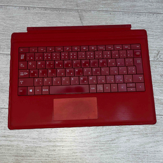 マイクロソフト(Microsoft)のマイクロソフト 純正 Surface Pro 用 キーボード （レッド）(PC周辺機器)