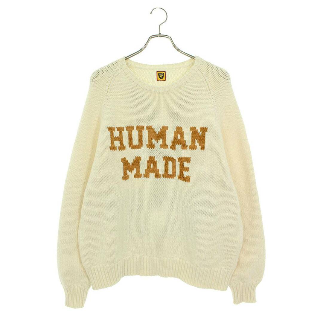 ヒューマンメイド  RABBIT RAGLAN SWEATER バックラビットロゴニット メンズ Lトップス