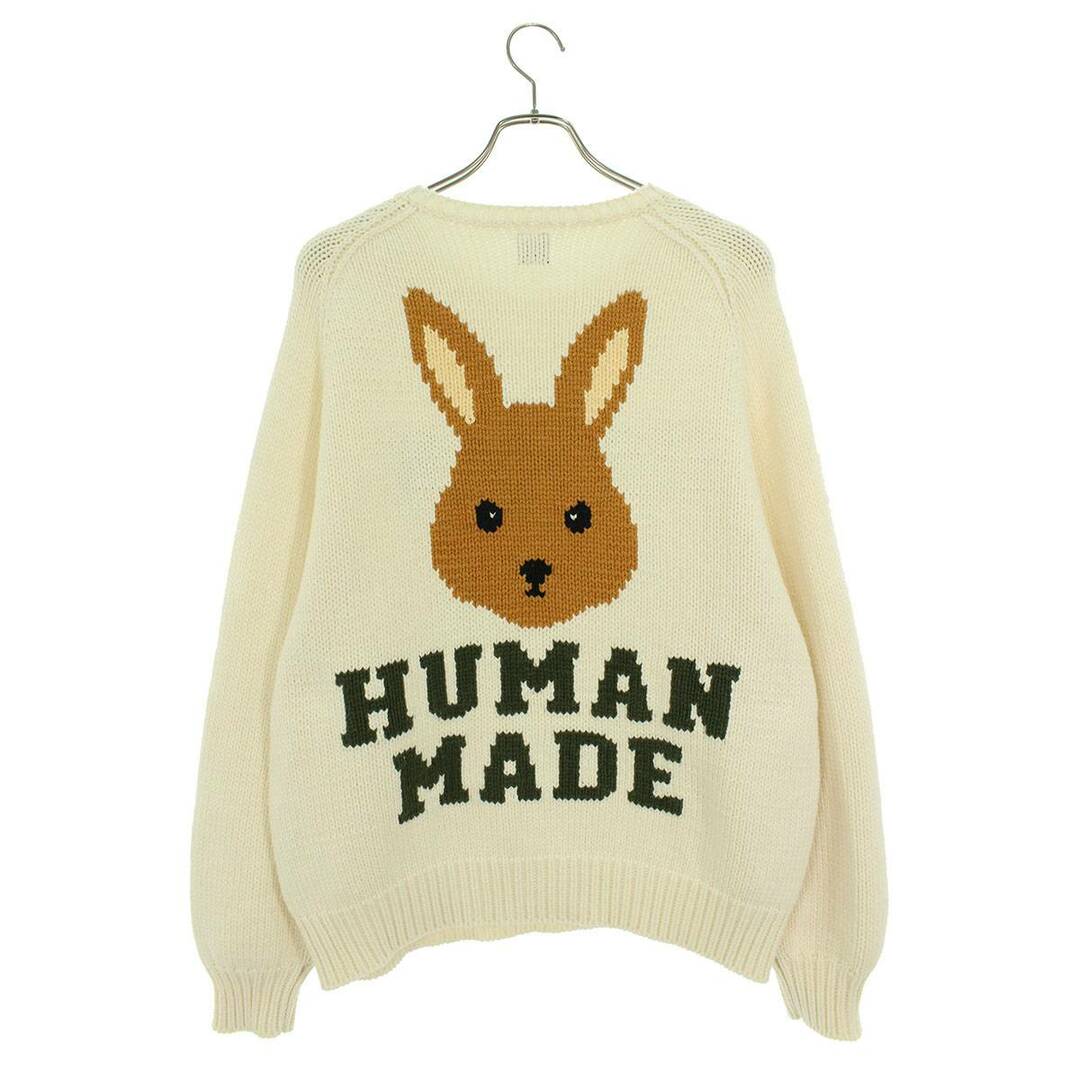 ヒューマンメイド  RABBIT RAGLAN SWEATER バックラビットロゴニット メンズ Lトップス