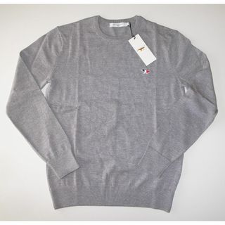 MAISON KITSUNE' - maison kitsune baby fox patch ニット grey Sの ...