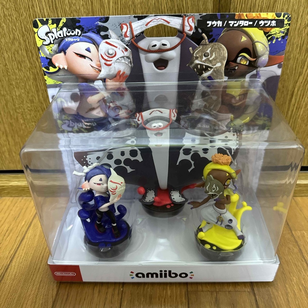 Nintendo Switch(ニンテンドースイッチ)のスプラトゥーン3 amiibo フウカ マンタロー ウツホ すりみ連合 エンタメ/ホビーのフィギュア(ゲームキャラクター)の商品写真