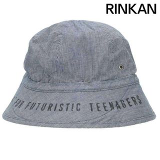 ヒューマンメイド(HUMAN MADE)のヒューマンメイド  RIP-STOP ROUND BUCKET HAT ロゴプリントハット メンズ L(ハット)