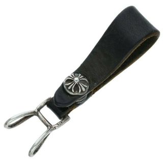 クロムハーツ(Chrome Hearts)のクロムハーツ  BELT LOOP クロスボールボタンレザーベルトループ メンズ(ベルト)