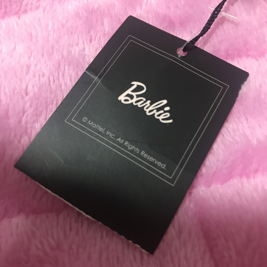 Barbie(バービー)の♡新品♡タグ付き♡Barbie♡バービー♡ピンク♡ニット帽♡アクリル♡ レディースの帽子(ニット帽/ビーニー)の商品写真