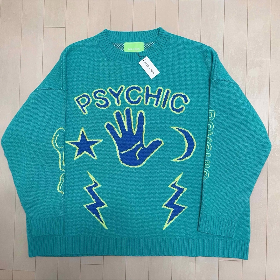 MILKBOY(ミルクボーイ)の【タグ付き】MILKBOY新作PSYCHIC セーター メンズのトップス(ニット/セーター)の商品写真