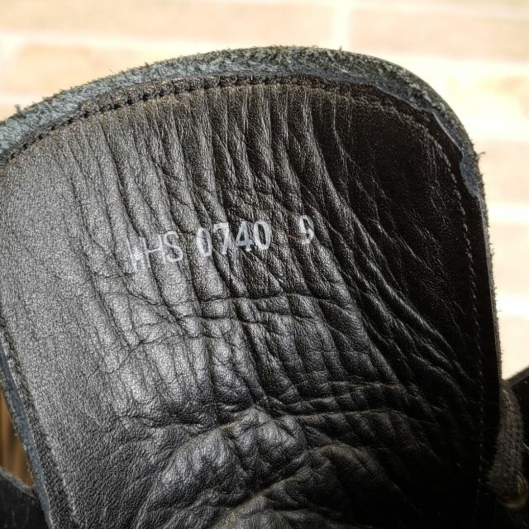 WH ダブルエイチ ☆ レザー レースアップ サイドジップ ショートブーツ 9 メンズの靴/シューズ(ブーツ)の商品写真