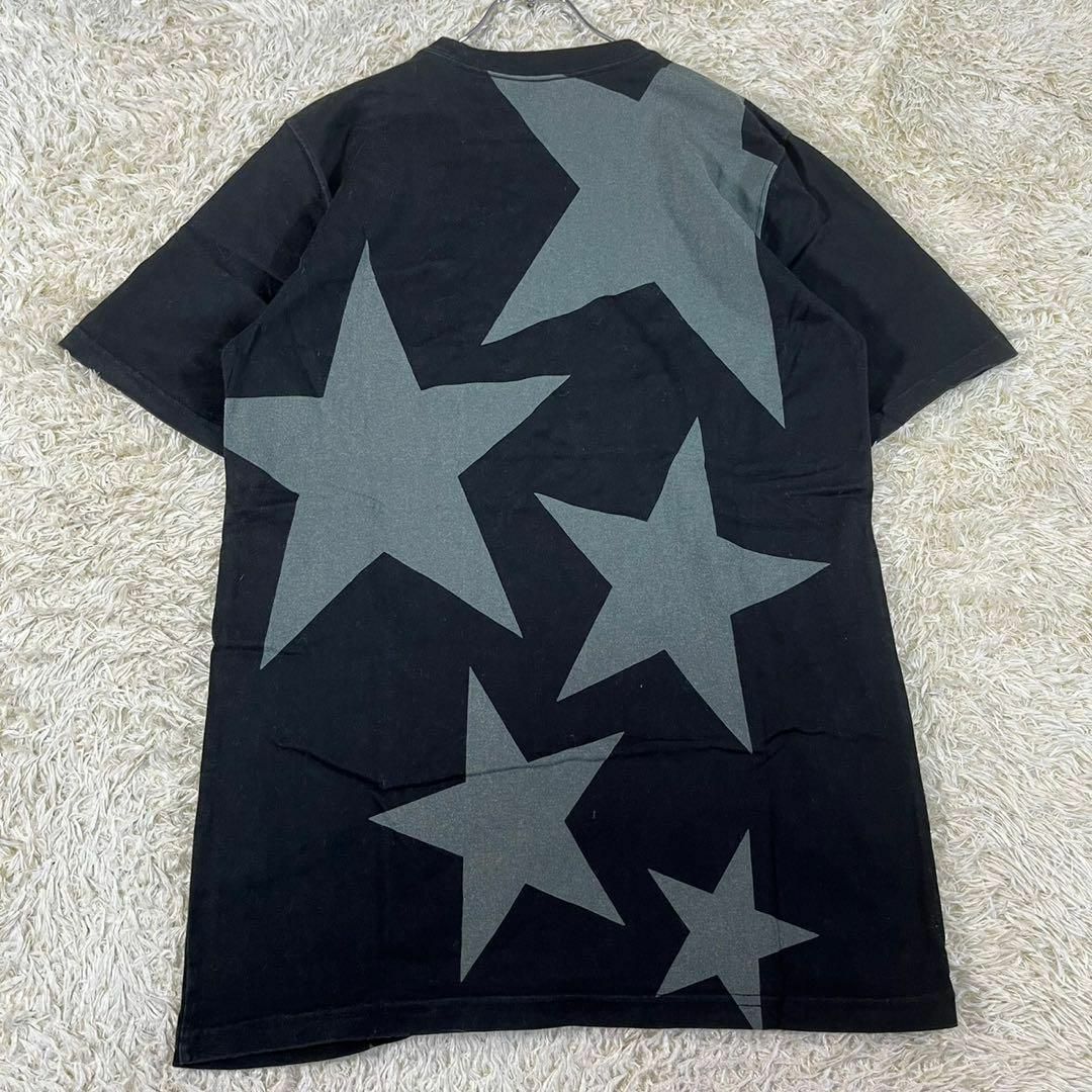 TOMMY(トミー)のTOMMY トミー (L) スター ロゴプリント Tシャツ ブラック 半袖 メンズのトップス(Tシャツ/カットソー(半袖/袖なし))の商品写真