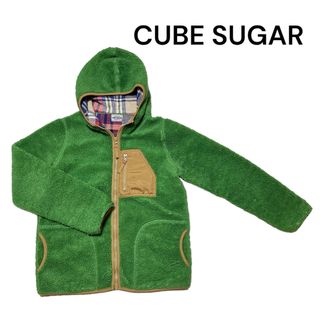 キューブシュガー(CUBE SUGAR)の【即日発送】CUBE SUGAR ボアブルゾン ジャケット アウター チェック(ブルゾン)