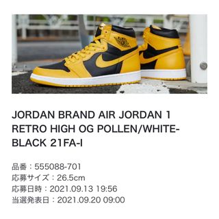 ナイキ(NIKE)のAIR JORDAN 1(スニーカー)