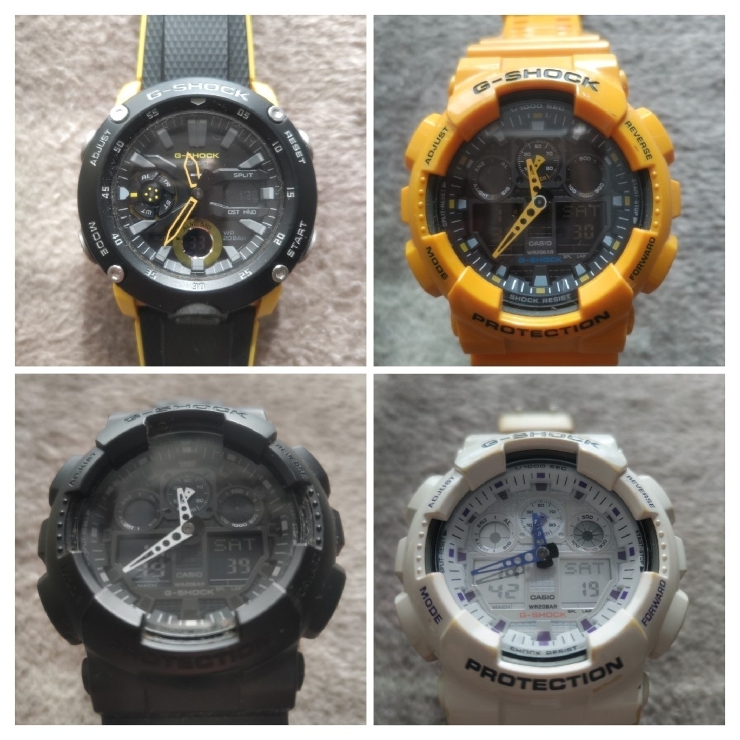 G-SHOCK(ジーショック)の【ミホコ様限定】G-SHOCK4点セット 早い者勝ち！ メンズの時計(腕時計(アナログ))の商品写真