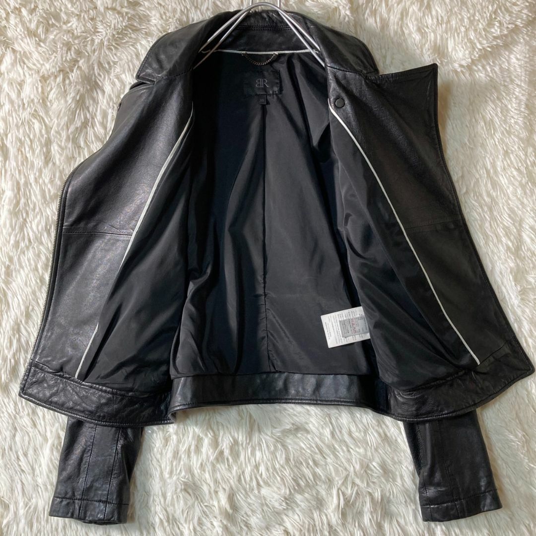 Banana Republic - 美品 バナナリパブリック 羊革 レザー ダブル Banana Republic - 美品 バナナリパブリック 羊革 レザー ダブル