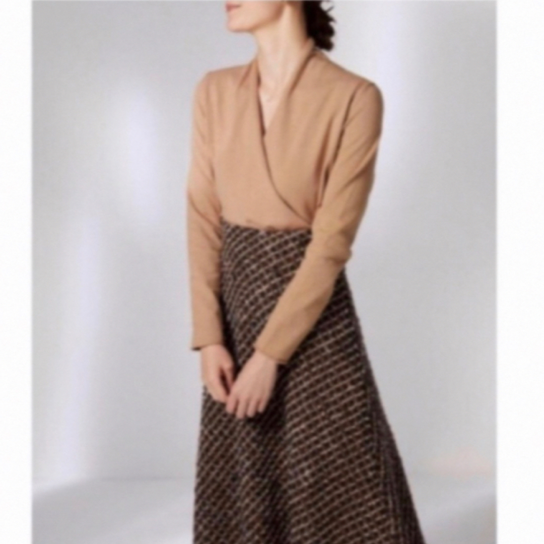 SNIDEL(スナイデル)の【新品タグ付き】ツイードフレアスカート レディースのスカート(ロングスカート)の商品写真