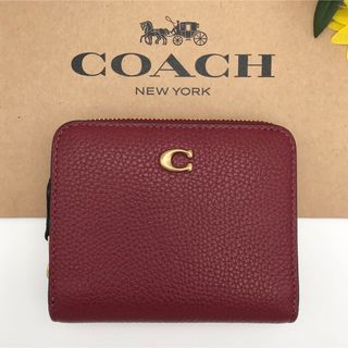 コーチ(COACH)のCOACH ★大人気★ ビルフォールドウォレット カラーブロック チェリー 新品(財布)