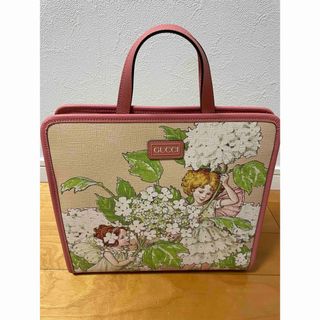 【新品】GUCCI グッチ　チルドレン　フェアリー　ピンク　トートバッグ