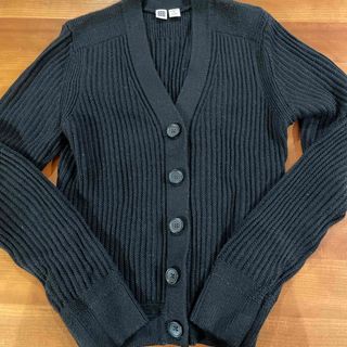 Alva Knit コンチョボタン ノルディック ウールニットカーディガン レディースM /eaa298226