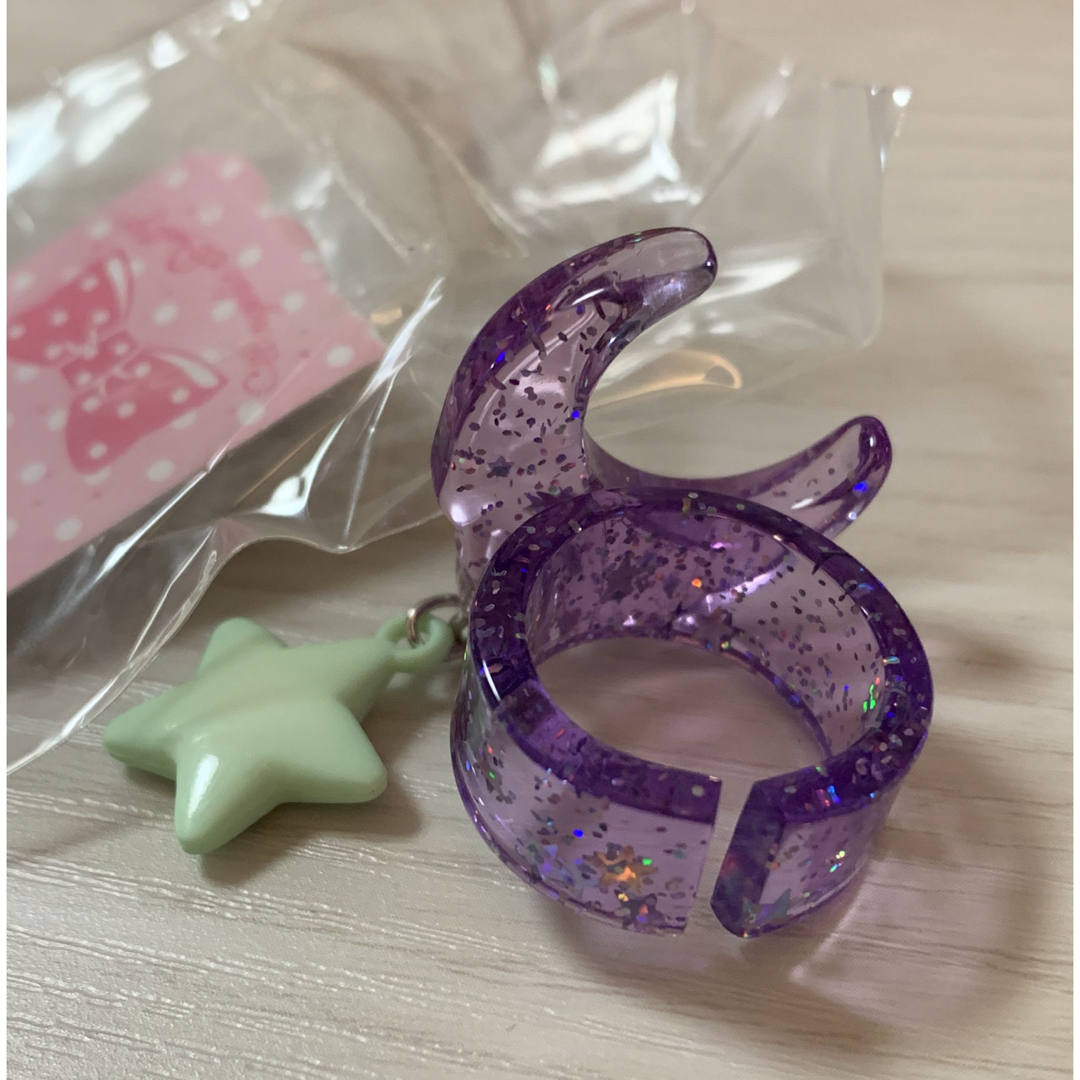 Angelic Pretty(アンジェリックプリティー)のAngelic Pretty ♡ Melty Moon リング　パープル レディースのアクセサリー(リング(指輪))の商品写真