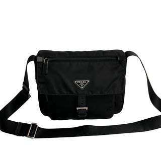 極美品 PRADA プラダ 2563 チェーンショルダーバッグ ナイロン レザー