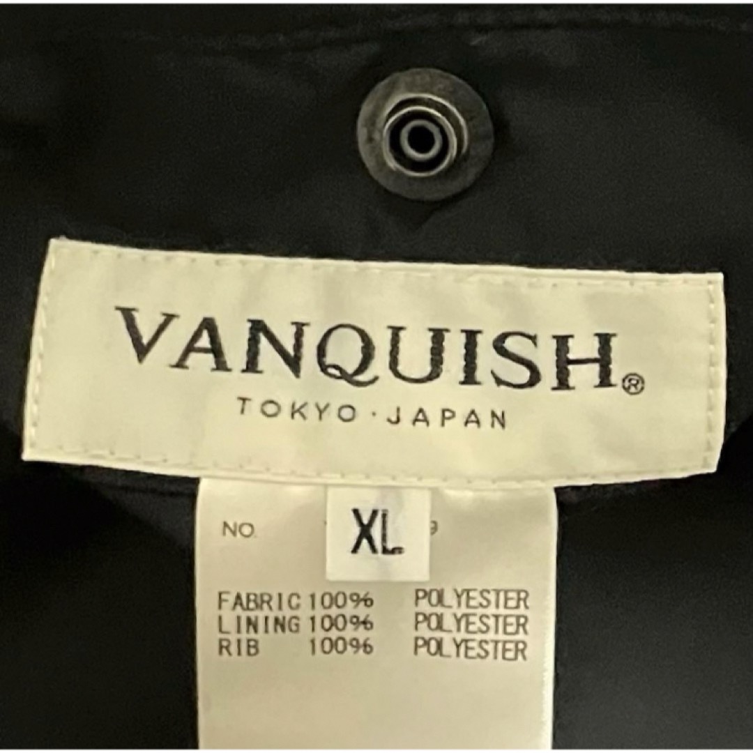 VANQUISH(ヴァンキッシュ)のVANQUISH　ヴァンキッシュ　スカジャン　MA-1　リバーシブル　刺繍　犬 メンズのジャケット/アウター(スカジャン)の商品写真
