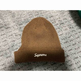 シュプリーム(Supreme)のsupreme loose gaugu beanie ブラウン 18aw(ニット帽/ビーニー)