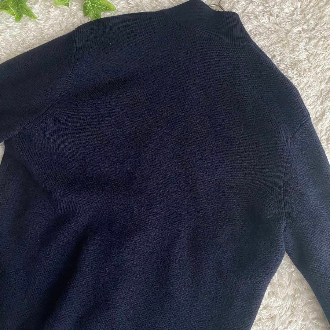 ★美品 theory セオリー ドライバーズニット リバーシブル 紺 大きめM ★美品 theory セオリー ドライバーズニット リバーシブル 紺 大きめM