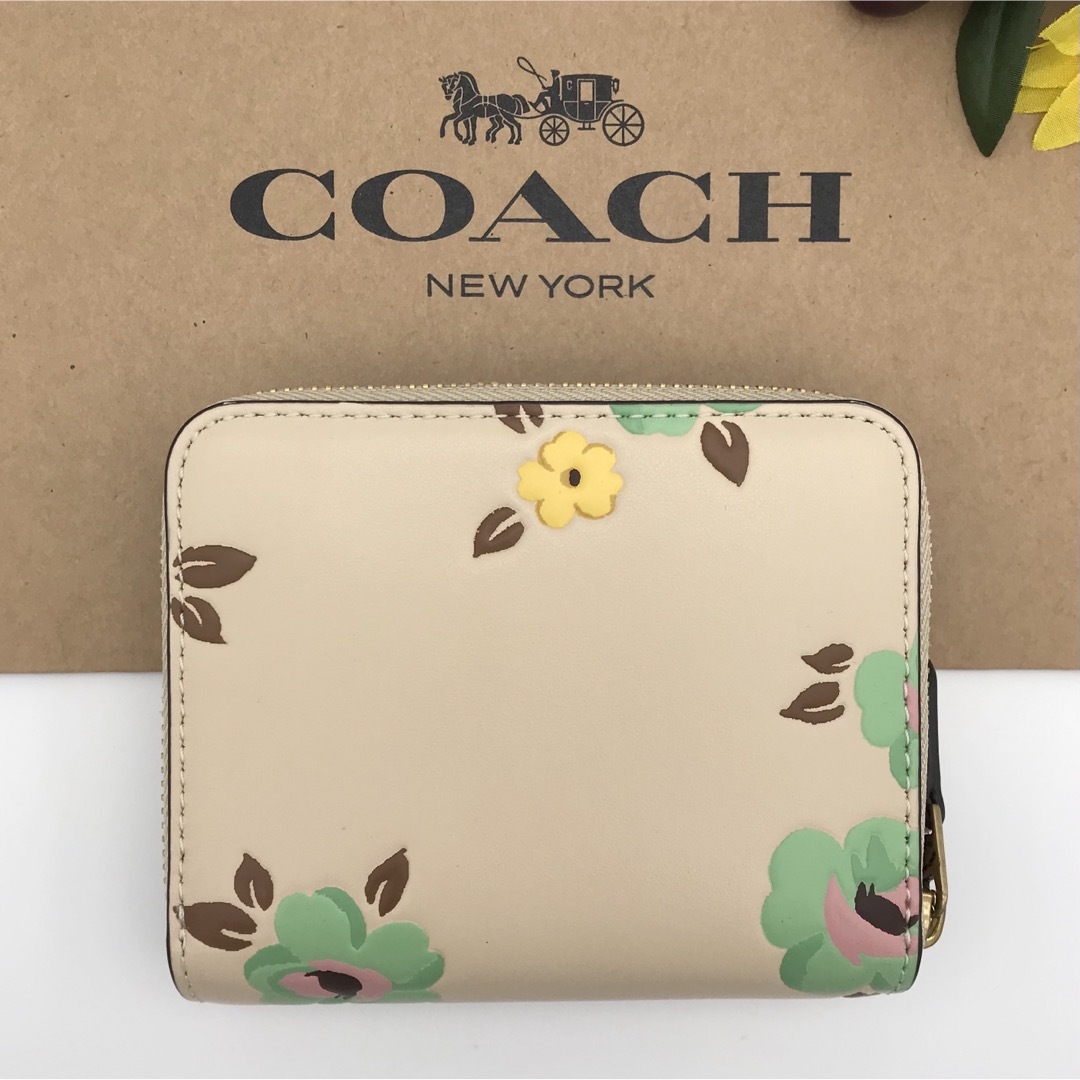 COACH 財布 ★大人気★ ビルフォールド ウォレット フローラル 花柄 新品