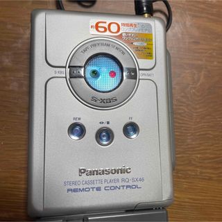 パナソニック(Panasonic)の美品　Panasonic RQ-SX46-S ジャンク扱い(ポータブルプレーヤー)