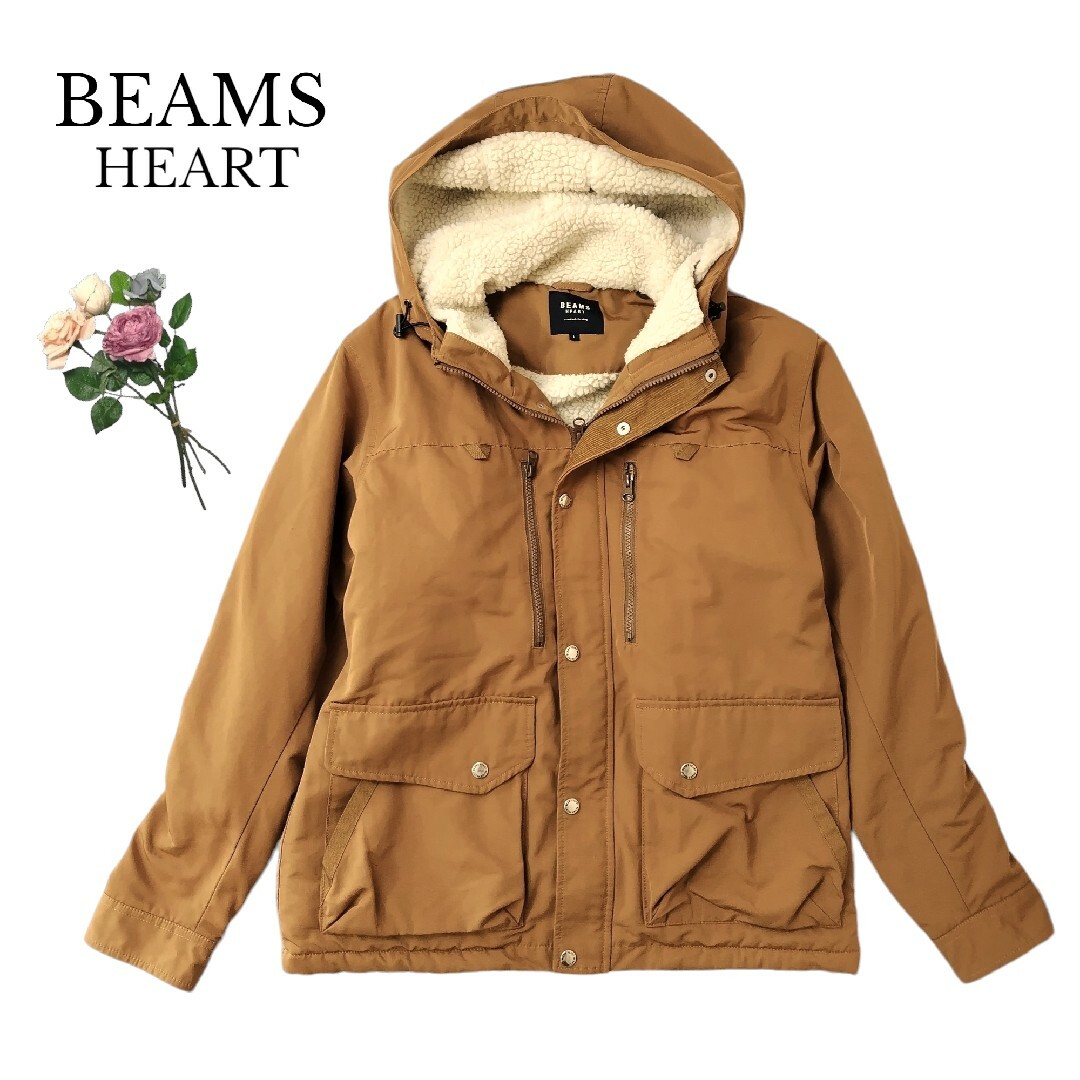 BEAMS - 美品 BEAMS HEART 裏ボアブルゾン L ブラウン 秋 冬の通販 by