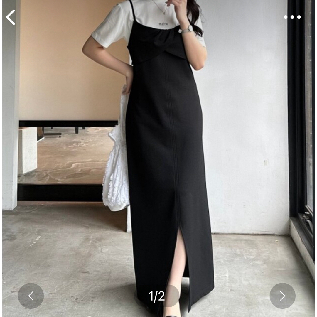 ZARA(ザラ)のnairo リラクシータイトキャミワンピース　 レディースのワンピース(ロングワンピース/マキシワンピース)の商品写真