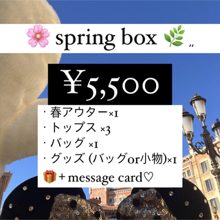 🌸spring box ②(テーラードジャケット)
