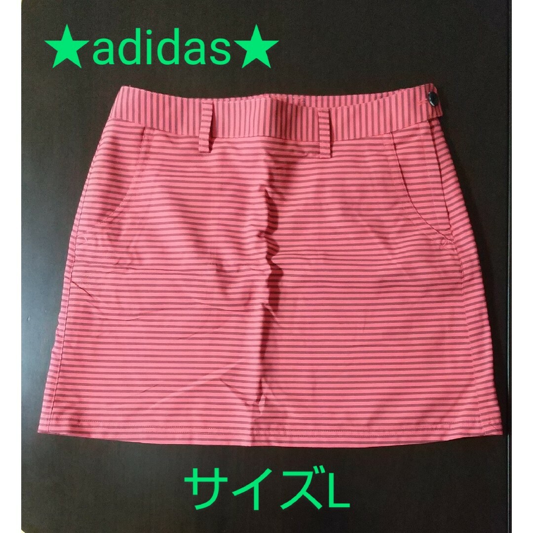 adidas - 【美品】#adidas#レディース#ゴルフ#スカート#サイズＬの通販