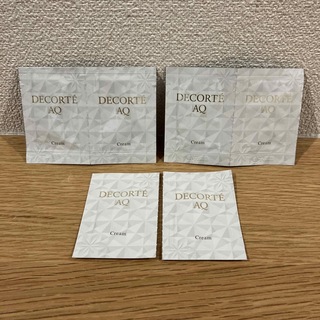 コスメデコルテ(COSME DECORTE)のコスメデコルテ　AQ クリーム　サンプル6袋セット(サンプル/トライアルキット)