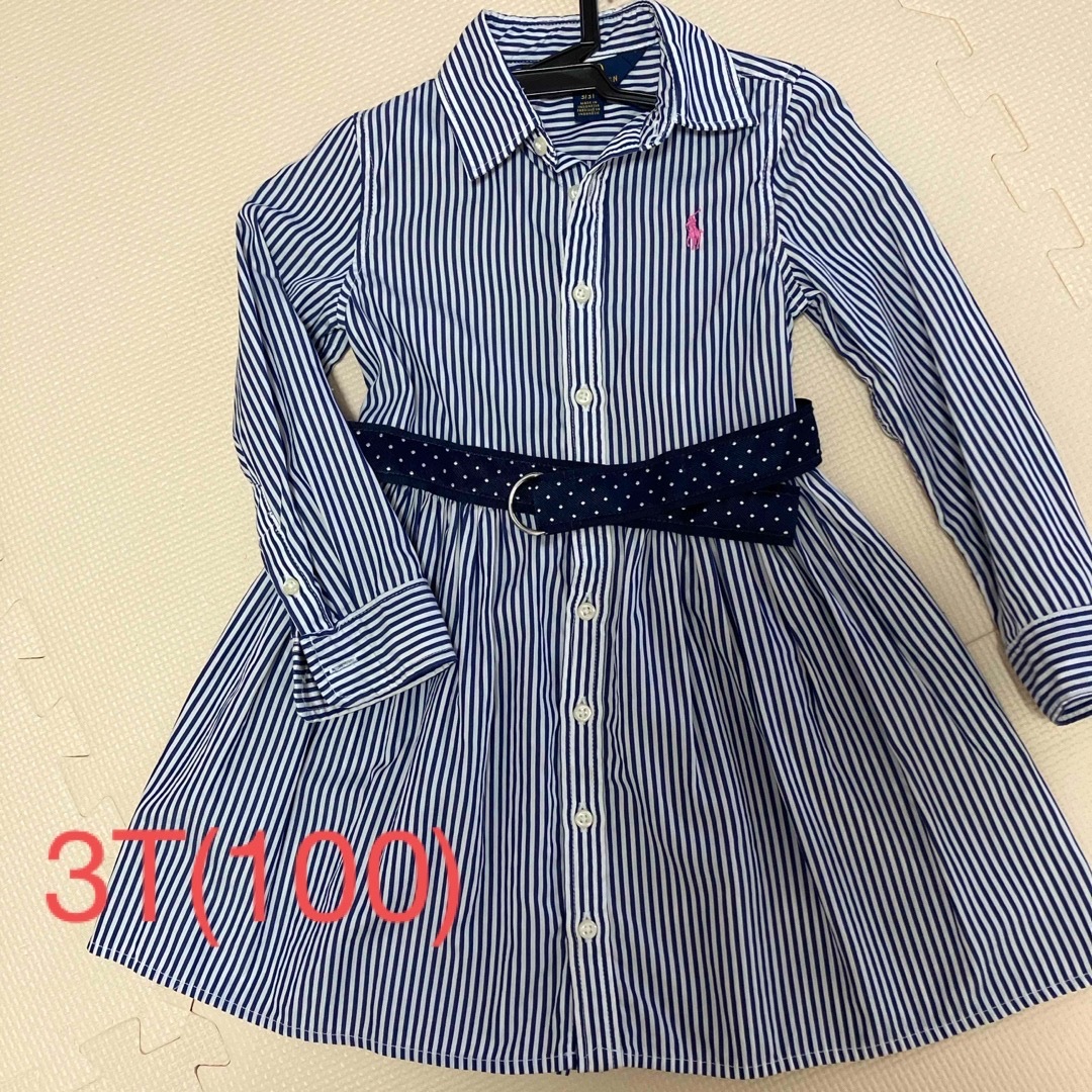 POLO RALPH LAUREN(ポロラルフローレン)のラルフローレン　ワンピース　3T キッズ/ベビー/マタニティのキッズ服女の子用(90cm~)(ワンピース)の商品写真