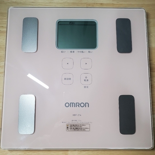 オムロン(OMRON)のオムロン　体重体組成計HBF-214-PK(体重計/体脂肪計)