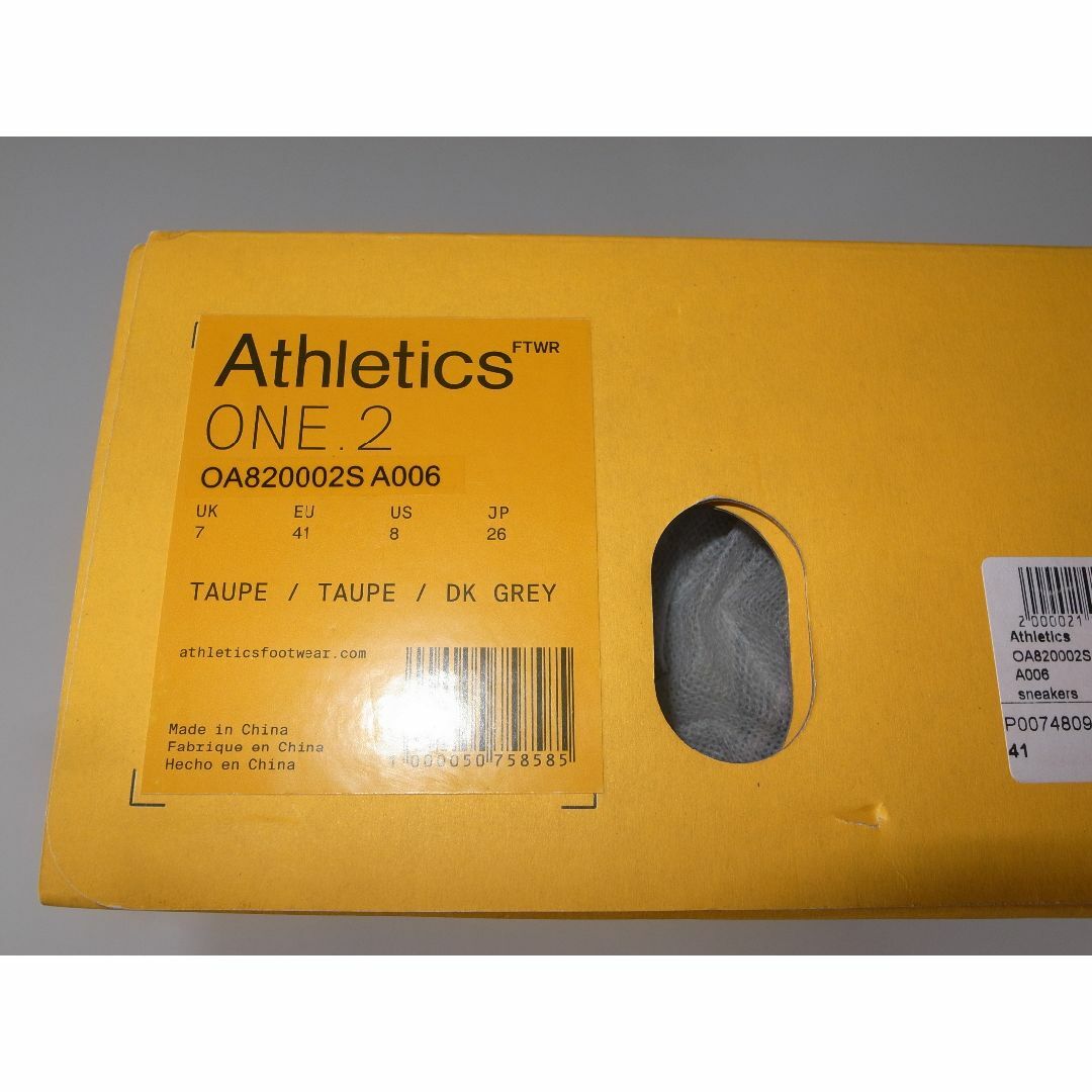 Athletics FTWR ATHLETICS ONE.2 taupe 26 メンズの靴/シューズ(スニーカー)の商品写真