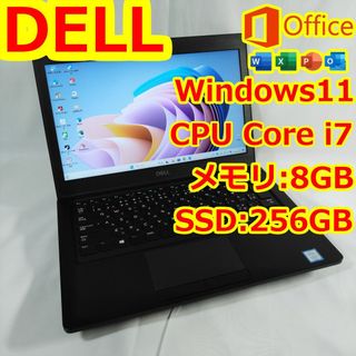 DELL - 訳有 DELL 13型 8世代 i5 正規Windows11 ノートパソコンの通販 ...