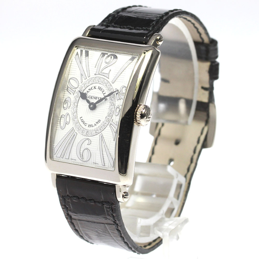 FRANCK MULLER(フランクミュラー)のフランクミュラー FRANCK MULLER 952QZRELV-RCD1R OG ロングアイランド アンサンブル K18WG ダイヤモンド クォーツ 保証書付_793769 メンズの時計(腕時計(アナログ))の商品写真