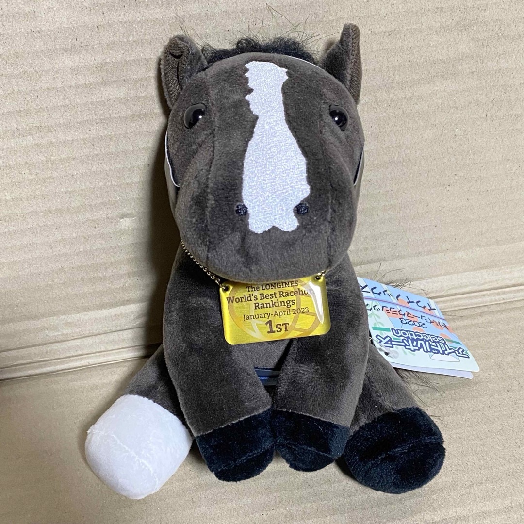 イクイノックス ぬいぐるみ Mサイズ プレート付きの通販 by イクイノックス ぬいぐるみ Mサイズ プレート付きの通販 by
