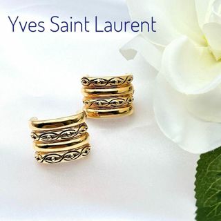 Yves Saint Laurent - 【極美品】YSL イヤリング カサンドラ ライン