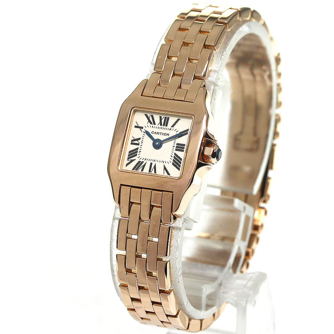 Cartier(カルティエ)のカルティエ CARTIER W25077X9 ミニ サントス ドゥ モワゼル K18PG クォーツ レディース 良品 _792368 レディースのファッション小物(腕時計)の商品写真