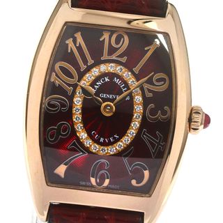 フランクミュラー(FRANCK MULLER)のフランクミュラー FRANCK MULLER 1752QZRELCD1R トノーカーベックス K18PG クォーツ レディース 良品 _792474(腕時計)